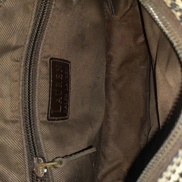 Vintage Ralph Lauren Houndstooth Purse. - Picture 6 of 15